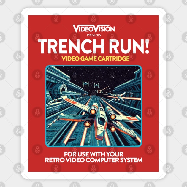 Trench Run! 80s Game Magnet by PopCultureShirts